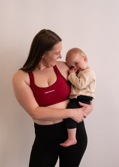 The Core Bra - High Support + Max Coverage - Savvy Red